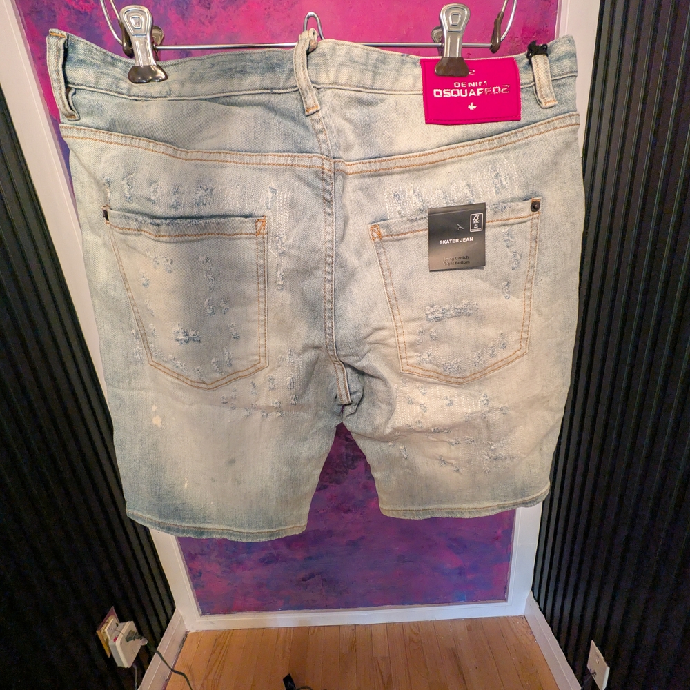 DSQUARED2 Blue Jean Shorts Casual Style